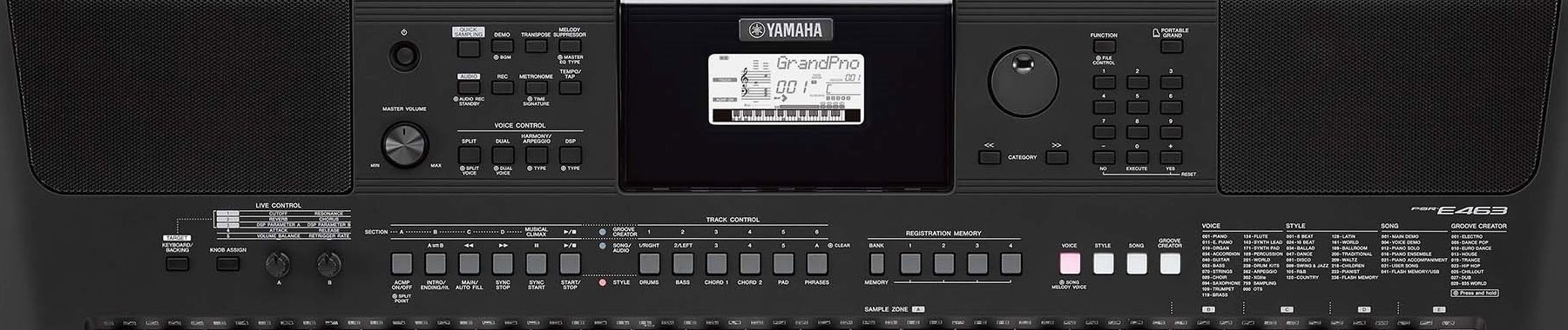 картинка Yamaha PSR E463 от магазина Multimusic