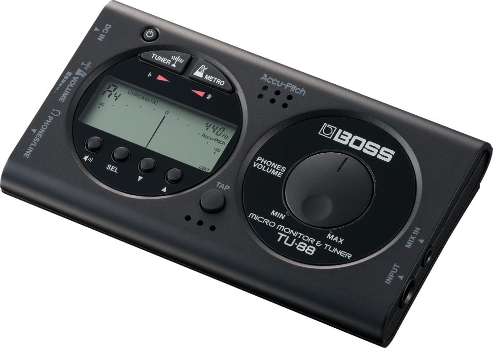 картинка Boss TU-88 BK Micro Monitor & Tuner от магазина Multimusic