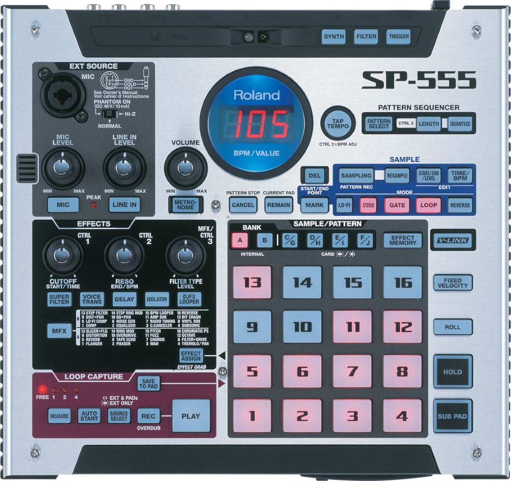 картинка Roland SP-555 от магазина Multimusic