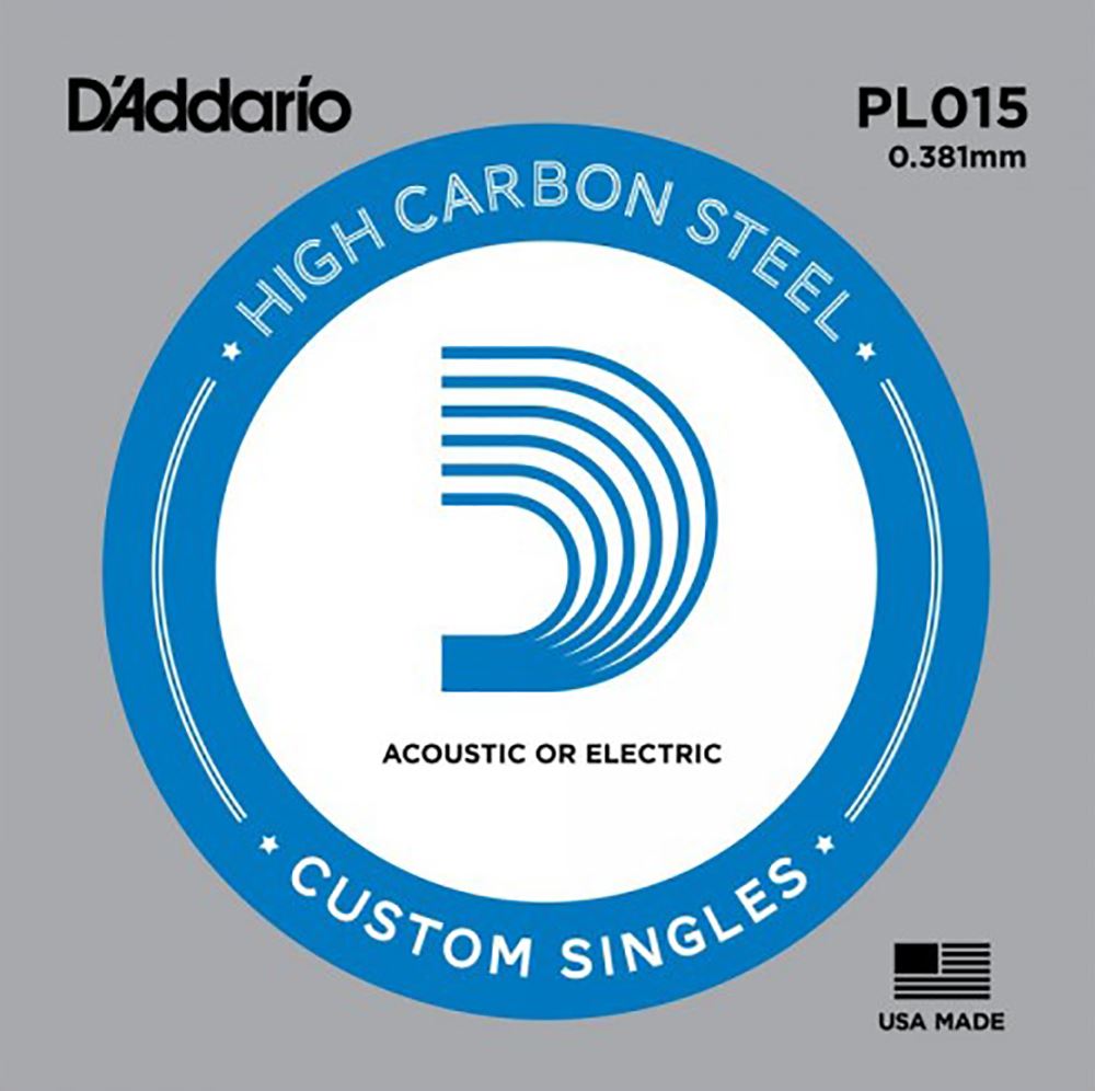 картинка D'Addario PL015 Plain Steel от магазина Multimusic
