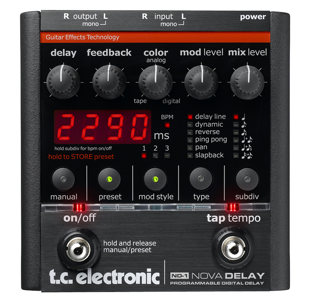 картинка TC Electronic ND-1 Nova Delay от магазина Multimusic