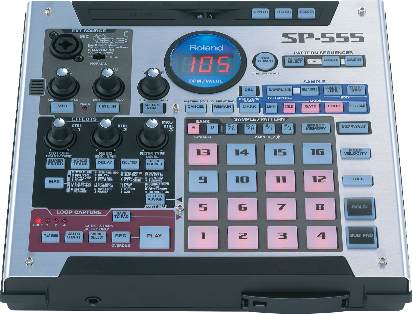 картинка Roland SP-555 от магазина Multimusic