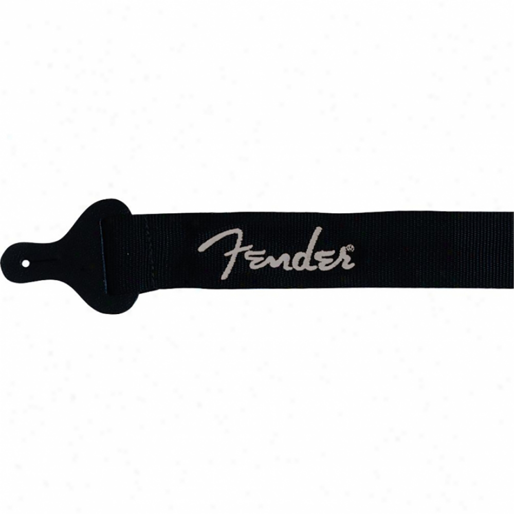 картинка Fender 2 Black Poly Strap White от магазина Multimusic