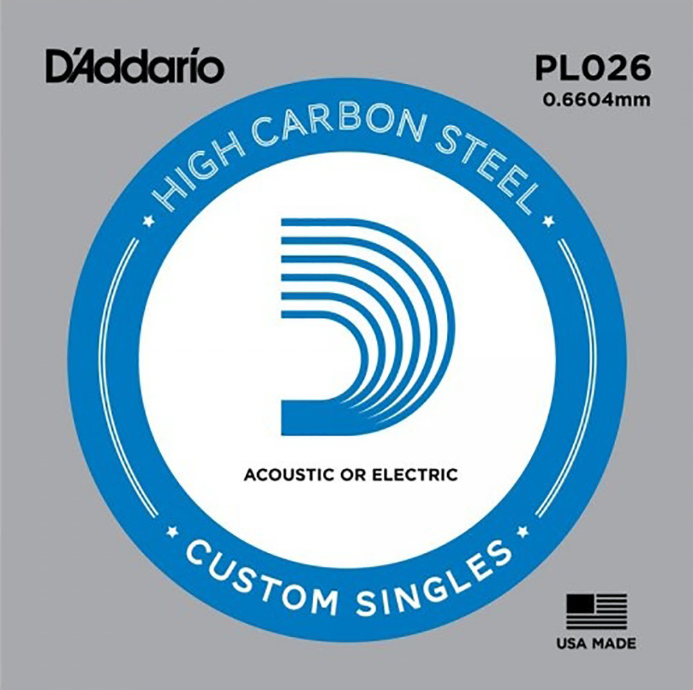 картинка D'Addario PL026 Plain Steel от магазина Multimusic