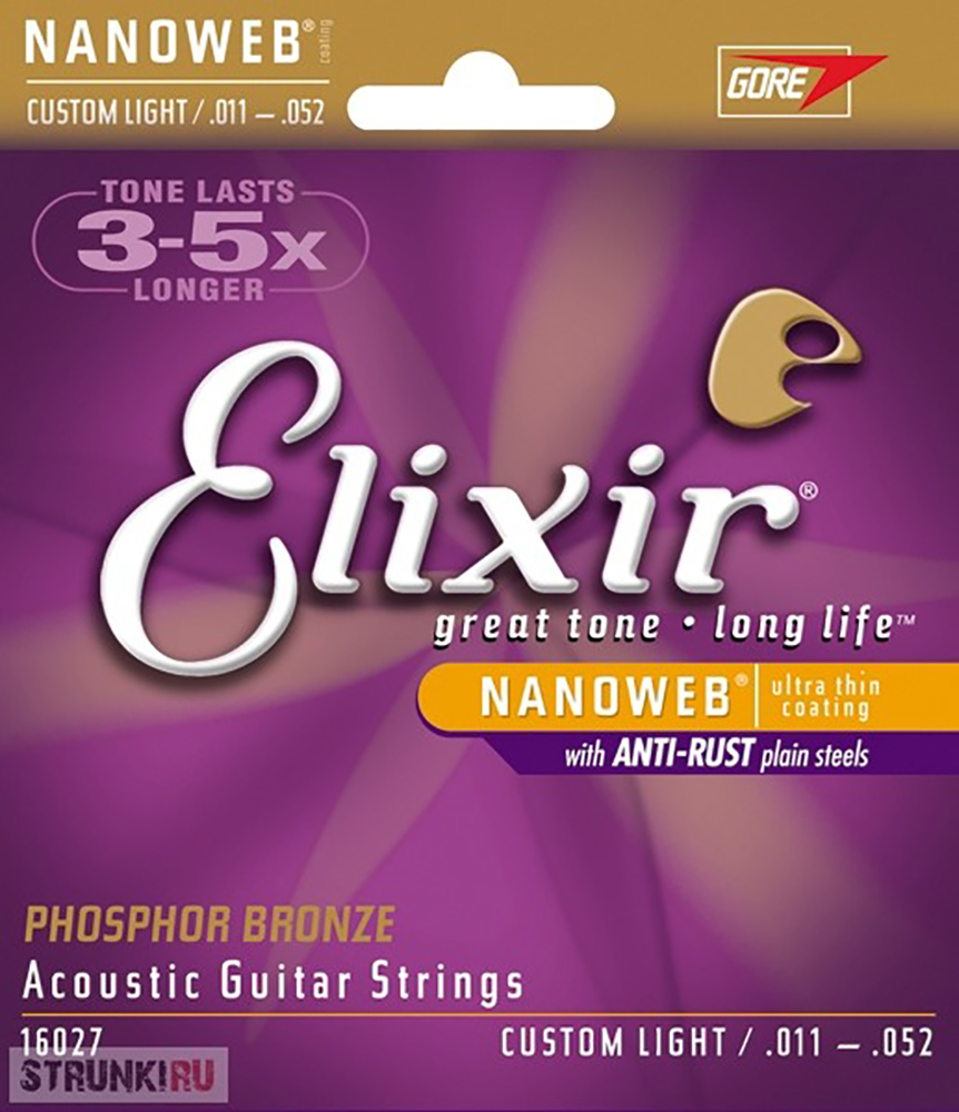 картинка Elixir 16027 Acoustic C/Light P/Bronze 11-52 от магазина Multimusic