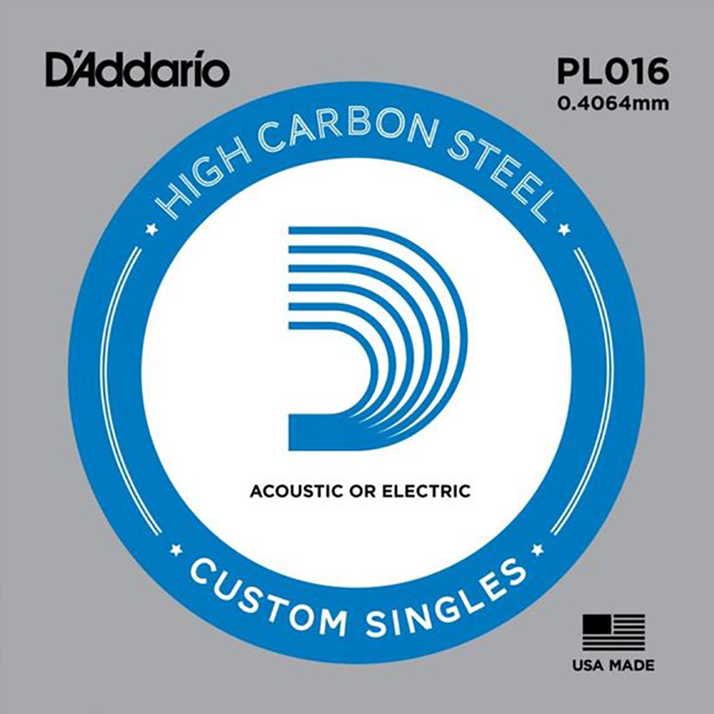 картинка D'Addario PL016 Plain Steel от магазина Multimusic