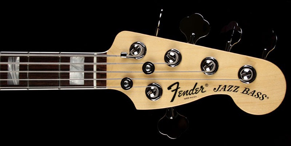картинка Fender American Deluxe Jazz Bass V RW Olympic от магазина Multimusic