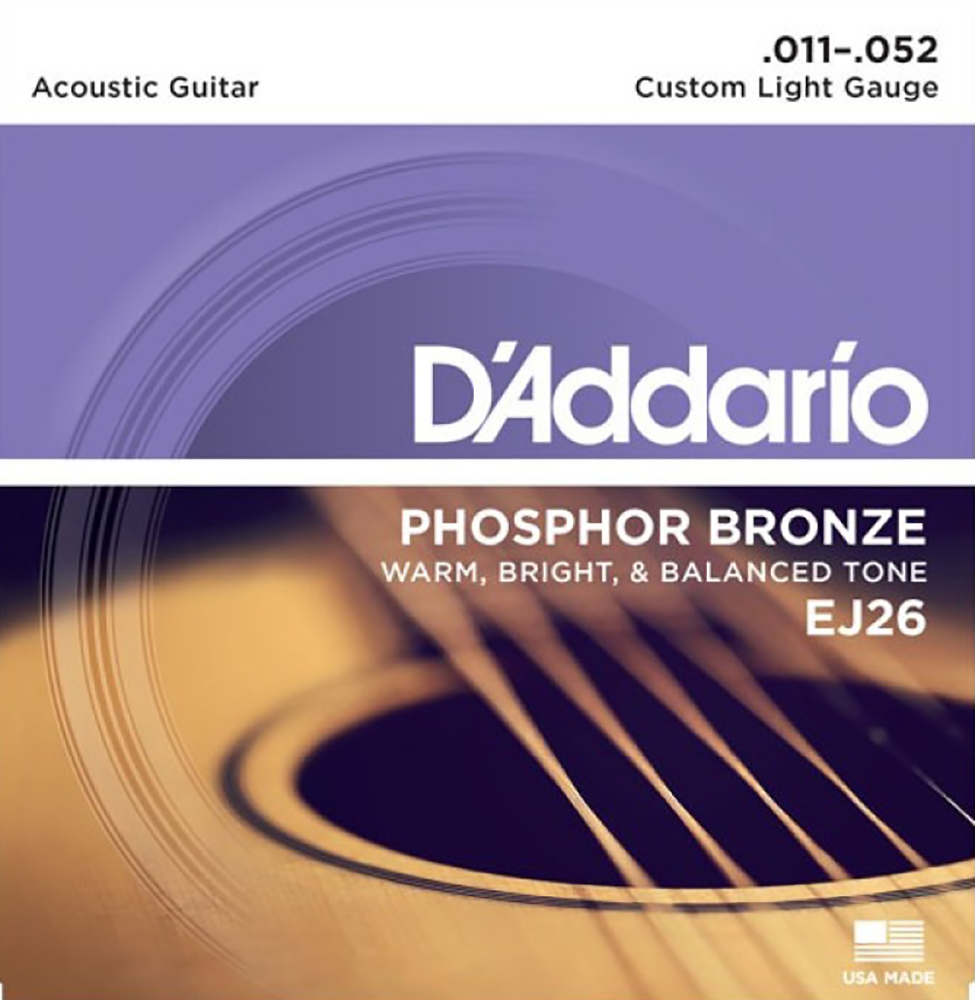картинка D'Addario EJ26 Phosphor Bronze от магазина Multimusic