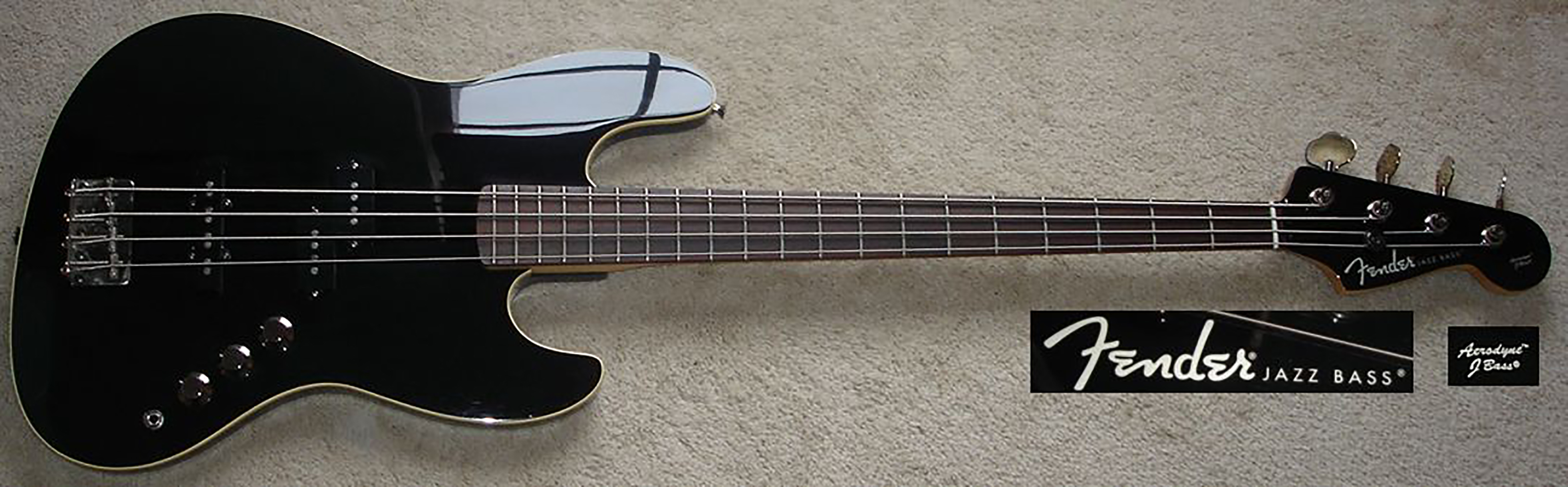 картинка Fender Aerodyne Jazz Bass RW BLK от магазина Multimusic